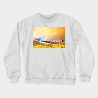 Not quite shipshape Watercolour Crewneck Sweatshirt